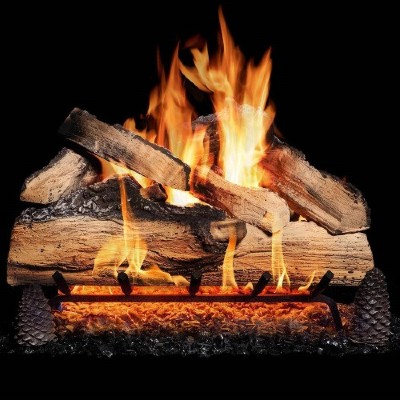 Warming Trend Update Gas Logs To, Gas Fireplace Lava Rock Placement